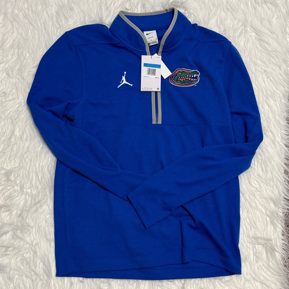 Jordan Royal Blue Florida Gators 1/4 Zip Pullover